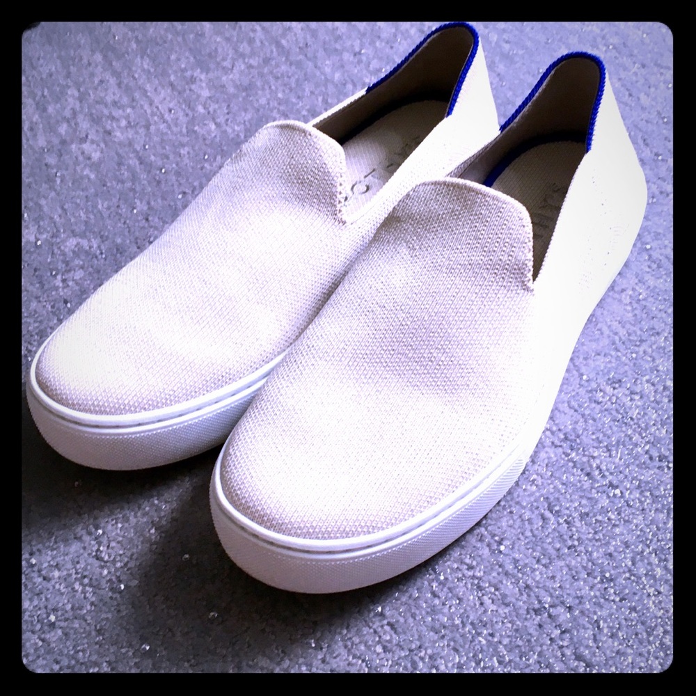 Rothys The Sneaker in Sand Size 8 Runs Small